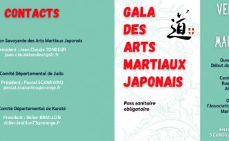 Gala des Arts Martiaux Japonais au Centre des Congrès d'Aix-les-Bains. Le vendredi 25 mars 2022.