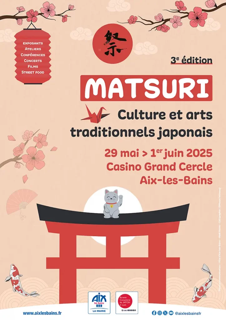 Matsuri 3ème éditions Ville d'Aix-les-Bains.